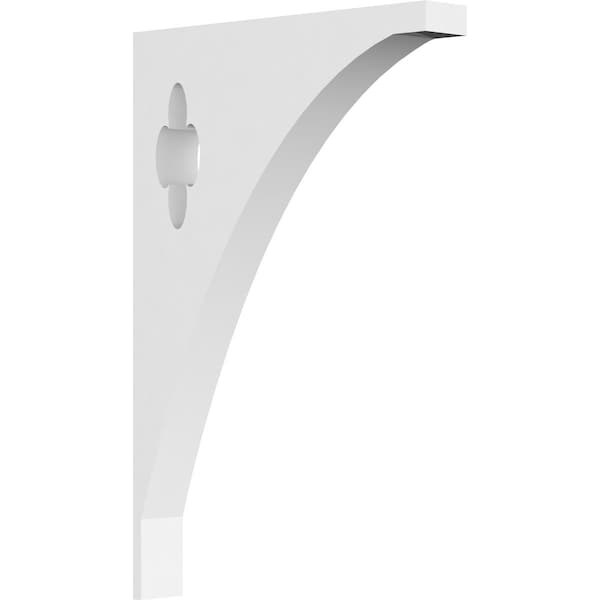 Ekena Millwork Turner Architectural Grade PVC Bracket, 5/8"W X 4"D X 6"H BKTP01X04X06TU - main